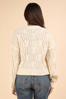 Flower Knit Cardigan