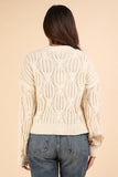 Flower Knit Cardigan